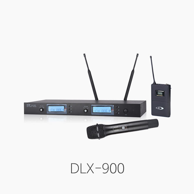 [E&amp;W] DLX-900 2채널 무선마이크 시스템