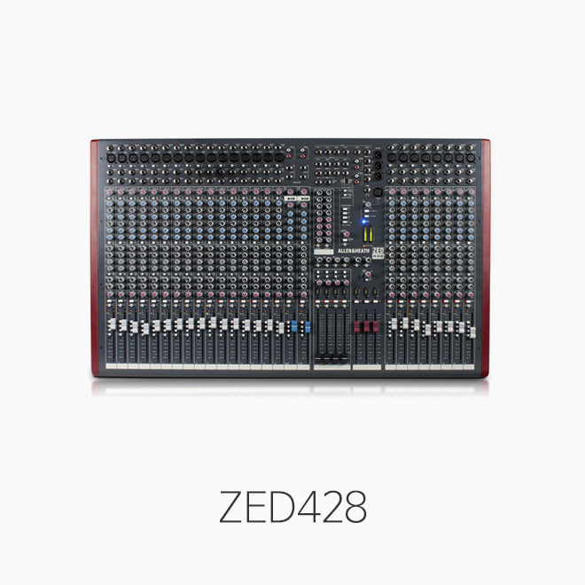 [Allen&amp;Heath] ZED428, 라이브 &amp; 레코딩용 4BUS 믹서
