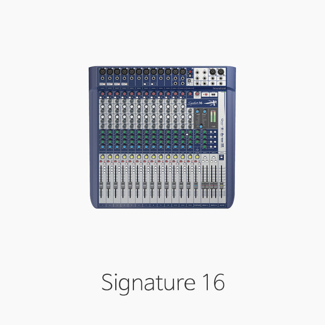 [Soundcraft] Signature16 오디오 믹서