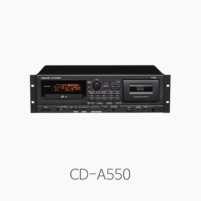 [TASCAM] CD-A550, 카셋트 CD MP3 콤보플레이어