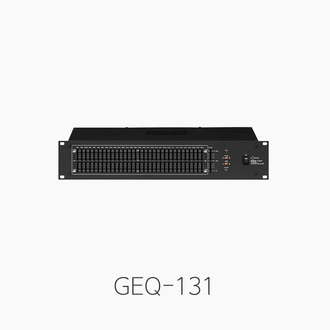 [인터엠] GEQ-131 이퀄라이저/ 31밴드 1채널