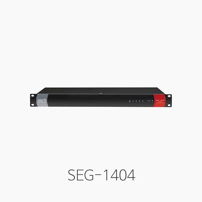 [인터엠] SEG-1404 비상방송절체기/ 프로오디오용 비상음향교환기