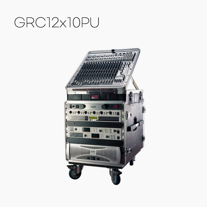 [GATOR] GRC12x10PU, 팝업형 믹서+앰프 콤바인 롤링 랙케이스
