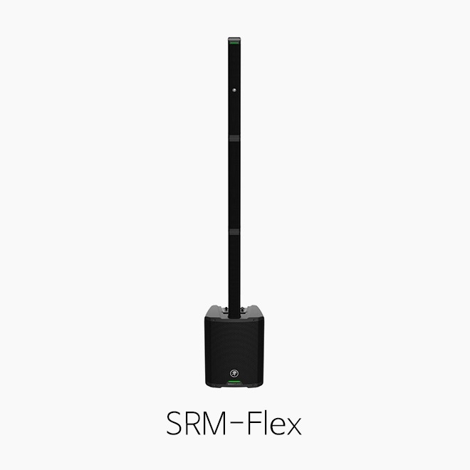 [MACKIE] SRM-Flex 휴대용 컬럼 PA 시스템