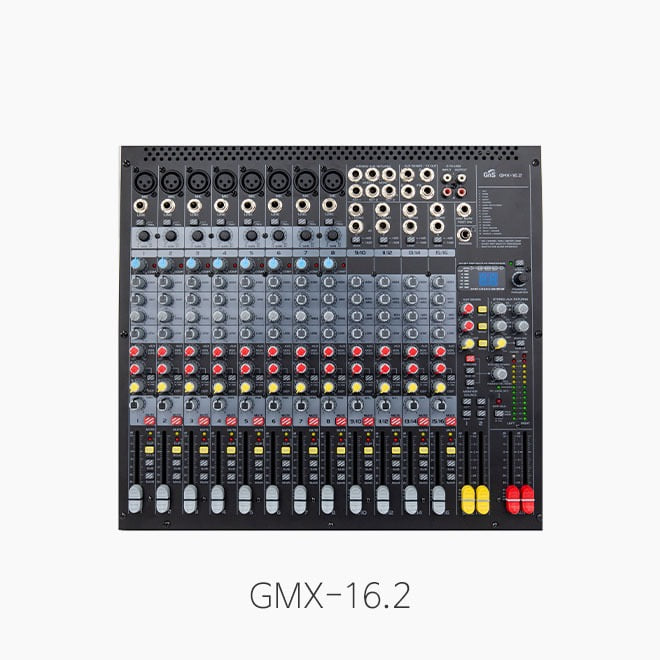 [GNS]GMX-16.2, 16채널 오디오믹서/ 이펙터/ 인터페이스/ USB플레이어