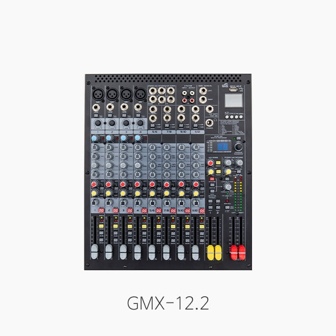 [GNS]GMX-12.2, 12채널 오디오믹서/ 이펙터/ 인터페이스/ USB플레이어