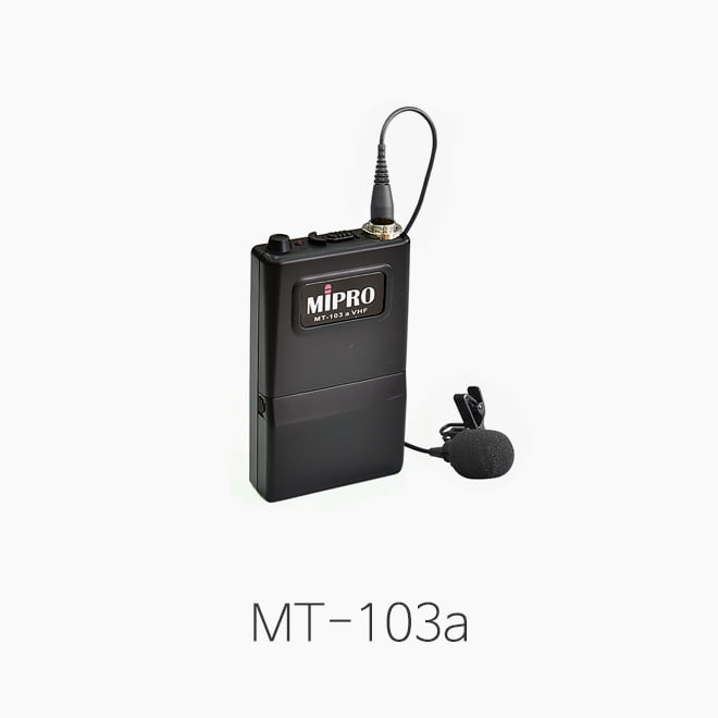 [MIPRO] MT-103a, 무선 핀마이크 &amp; 벨트펙 송신기/ 단품구매용