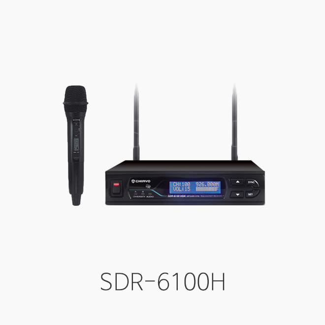 [CHIAYO] SDR-6100H 무선 핸드마이크 시스템