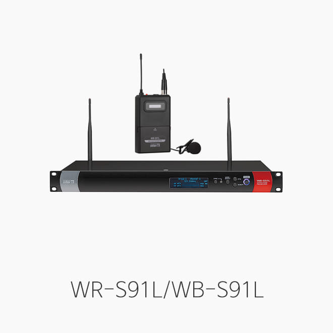 [인터엠] WR-S91L/WB-S91L 무선 핀마이크 시스템