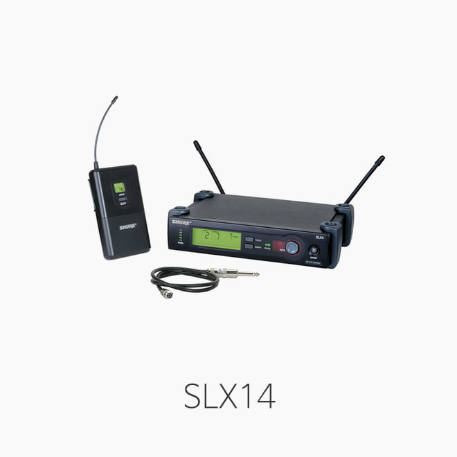 [SHURE] SLX14, 무선 기타/베이스 시스템