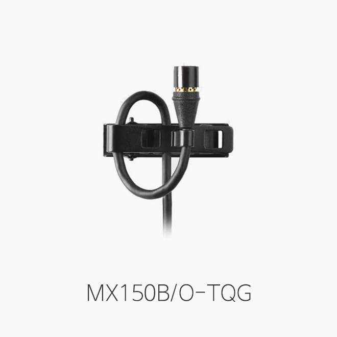 [SHURE] MX150B/O-TQG, 초소형 핀마이크/ 전지향성/ TA4F 커넥터