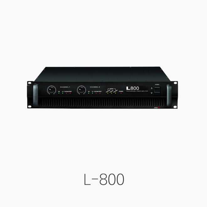 [인터엠] L-800, 2채널 프로페셔널 파워앰프/ 출력 200W+200W (L800)