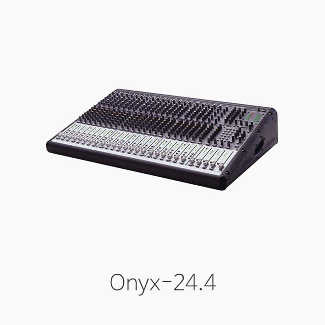 [MACKIE] Onyx 24.4, 라이브 믹서/ 마이크 20채널 입력/ 스테레오 2채널 입력