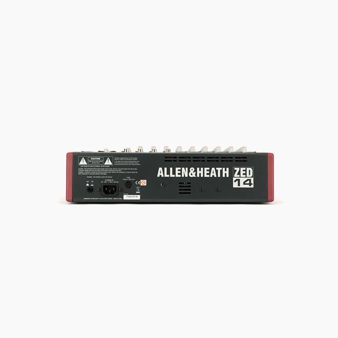 [Allen&amp;Heath] ZED14, 라이브 &amp; 레코딩용 다목적 믹서/ USB포트