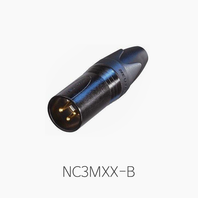 [뉴트릭] NC3MXX-B, XLR커넥터/ 케이블용(수)