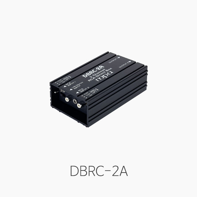 [MPA] DBRC-2A, 2채널 RCA &amp; 1/8&quot; STEREO 패시브 다이렉트박스/ DBRC2A