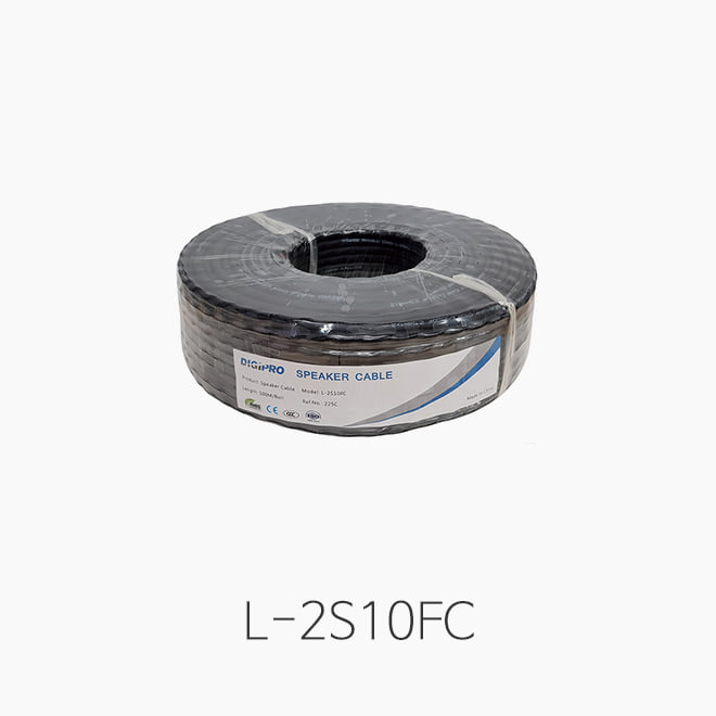 [DIGIPRO] L-2S10FC/ L2S10FC 무산소동 스피커 케이블/ 트위스트 방식 PVC외피