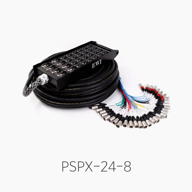 [EWI] PSPX-24-8 / 30, 45M / 24CH 8RETURN 멀티케이블 완제품 / 스네이크 케이블 XLR 24CH / XLR/PHONE 8 RETURN