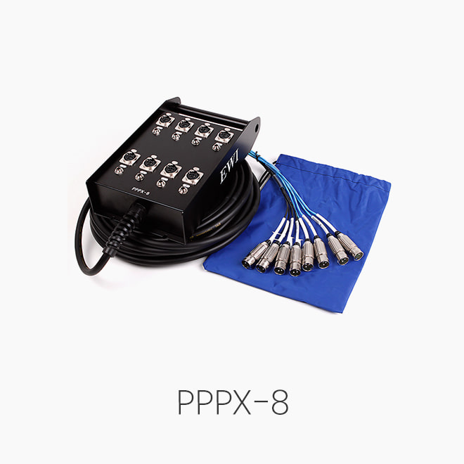 [EWI] PPPX-8 / 10, 15, 20, 30, 45M / 8CH멀티케이블 완제품 XLR/PHONE 병렬8CH Switchcraft 커넥터 사용