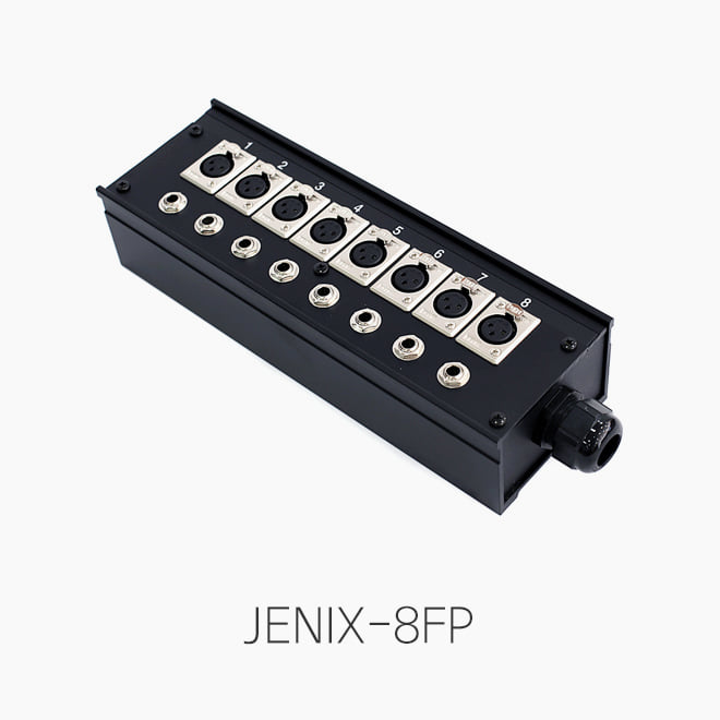 JENIX-8FP / 8채널 마이크 잭박스/ 잭 포함