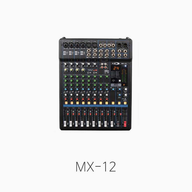 [E&amp;W] MX-12 12채널 오디오믹서/ 이펙터내장