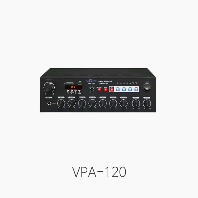 [VOLT] VPA-120, PA 믹싱앰프/ 정격출력 120W