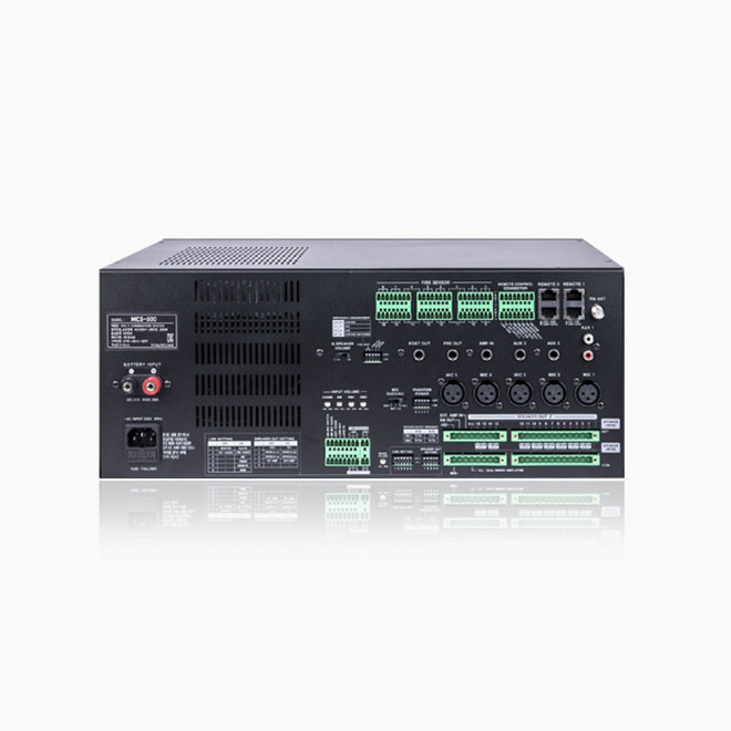 [GENPRO] 젠프로 MCS-600 비상방송/ 통합컨트롤러 앰프 / 지앤에스
