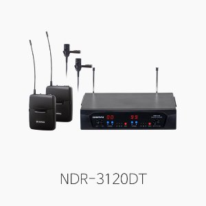 [CHIAYO] NDR-3120DT 2채널 무선 벨트팩 송신기 시스템