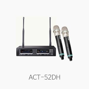 [MIPRO] ACT-52DH, 2채널 무선 핸드마이크 시스템 (900MHz 대역)