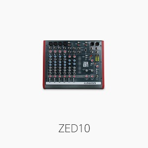[Allen&amp;Heath] ZED10, 라이브 &amp; 레코딩용 다목적 믹서/ USB포트