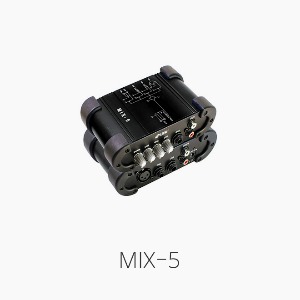 [LEEM] MIX-5, 5채널 미니믹서/ DC전원 어댑터 포함