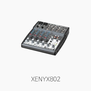 [베링거] XENYX802, 콤팩트 오디오믹서/ 마이크 2채널 입력/ 스테레오 2채널 입력 (XENYX 802)