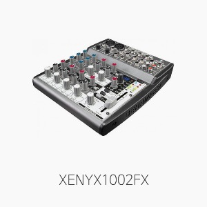 [베링거] XENYX1002FX, 콤팩트 오디오믹서/ 마이크 2채널 입력/ 스테레오 4채널 입력/ FX 프로세서 탑재