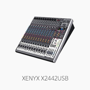 [베링거] XENYX X2442USB, 오디오믹서/ 마이크 10채널 입력/ 스테레오 4채널 입력/ 24비트 멀티이팩터, USB 오디오인터페이스 내장