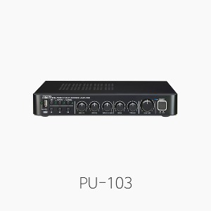 [인터엠] PU-103 컴팩트 믹싱앰프/ USB 음원 입력