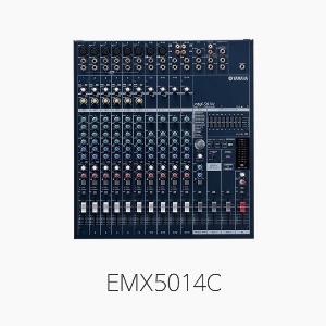 [YAMAHA] EMX5014C, 파워드 믹서/ 마이크 8채널 입력/ 스테레오(마이크2채널포함) 4채널 입력/ 4옴 500W+500W/ 멀티이펙터 (EMX5014)