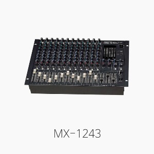 [인터엠] MX-1243, 오디오믹서/ 마이크 12채널 입력