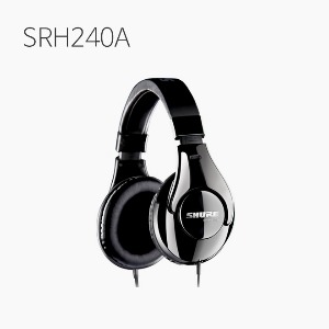 [SHURE] SRH240A, 밀폐형 헤드폰/ 음악감상 모니터링