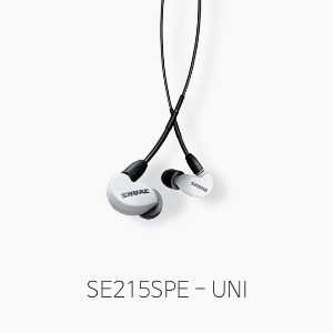 [SHURE] SE215SPE UNI, White/ 슈어 커널형 이어폰