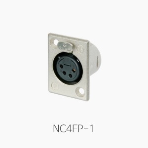 [뉴트릭] NC4FP-1, 4핀 XLR 커넥터/ 샤시용