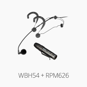 [SHURE] WBH54 &amp; RPM626 유선 헤드셋마이크
