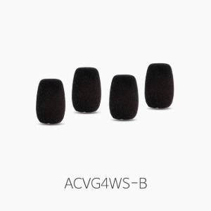 [SHURE] ACVG4WS-B 마이크 윈드스크린/ CVG 구즈넥용/ 1팩 4개들이