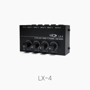 [E&amp;W] LX-4 마이크 라인믹서/ 4채널
