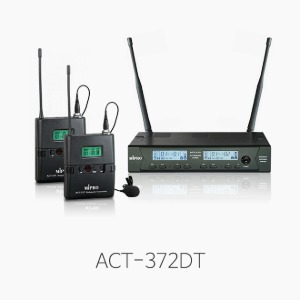 ACT-372DT, 전문가용 2채널 무선 핀마이크 시스템