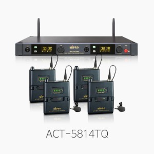 [MIPRO] ACT-5814TQ 쿼드채널 디지털 무선마이크 세트/ 5.8GHz