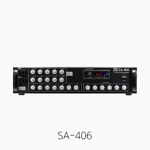 [SOUND DRIVE] SA-406, 출력 6채널 믹싱앰프/ 블루투스/ USB