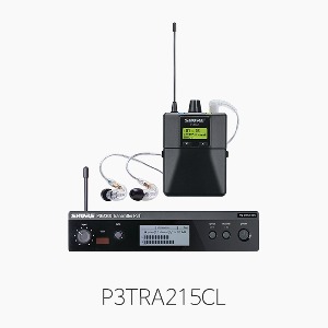 [SHURE] P3TRA215CL 인이어 모니터 시스템/ SE215 이어폰 포함
