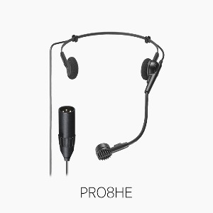 [오디오테크니카] PRO8HE/PRO8HEX, 다이나믹 헤드셋마이크