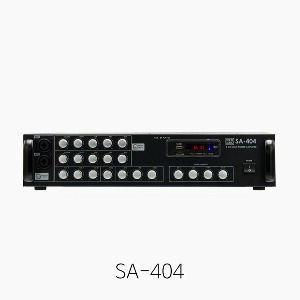 [SOUND DRIVE] SA-404, 출력 4채널 믹싱앰프/ 블루투스/ USB