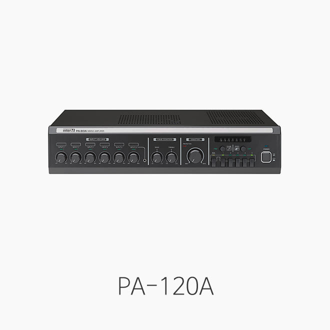 [인터엠] PA-120A, PA 믹싱앰프/ 출력 120W
